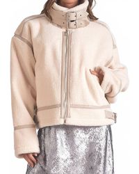 Elan - Sherpa Bomber Jacket - Lyst