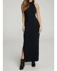 Chaser Brand - Mock Neck Open Back Maxi Dress - Lyst