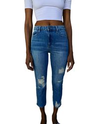 YMI - Sandy High-Rise Mom Fit Jeans - Lyst