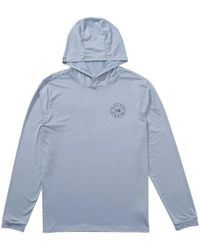 Salty Crew - Watermark Hoodie Fog Stretch Long Sleeve Pullover Gbo769 - Lyst