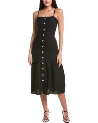 Nation Ltd - Luciana Linen Midi Dress - Lyst