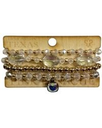 Pink Panache - Aurora Glow Stack Bracelet - Lyst