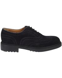 Doucal's - Visone Wingtip Suede Derby Shoes - Lyst
