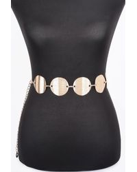 Fashnzfab - Multi Metal Chain Belt - Lyst
