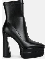 LONDON RAG - Dextra High Platform Ankle Boots - Lyst