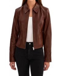 Lamarque - The Oceana Leather Jacket - Lyst