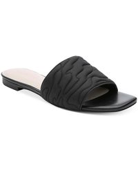Sanctuary - Club 2.0 Leather Quilted Slide Sandals - Lyst