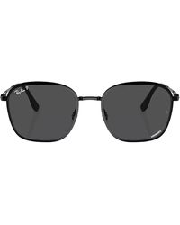 Ray-Ban - Rb3720 002/k8 Square Polarized Sunglasses - Lyst