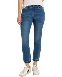 NIC+ZOE - Released Hem Daytrip Straight Jean - Lyst