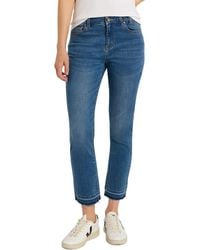 NIC+ZOE - Released Hem Daytrip Straight Jean - Lyst