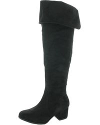 Chinese Laundry - Krafty Suede Dress Knee-high Boots - Lyst