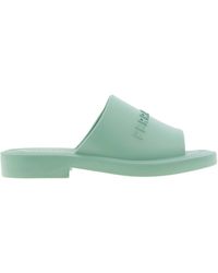Ferragamo - Ferragamo Giuneva Logo Embossed Slides, Size 7 - Lyst