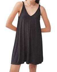 Be Cool - Ribbed V-Neck Knit Mini Dress - Lyst