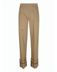 Herno - Tailored Cuffed Elastic Waist Trousers - Lyst