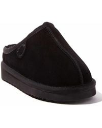 Dearfoams - Fireside By Greta Genuine Shearling Clog Slipper - Lyst