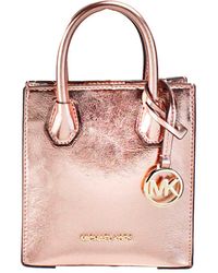 Michael Kors - Mercer Extra-small Patent Crossbody Bag Handbag - Lyst