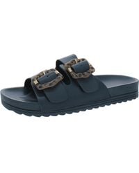 Muk Luks - Grand Cayman Faux Leather Adjustable Slide Sandals - Lyst