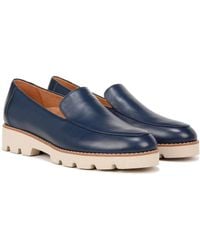 Vionic - Kensley Flat Leather Slip On Moc Toe Loafers Shoes Gal2170 - Lyst