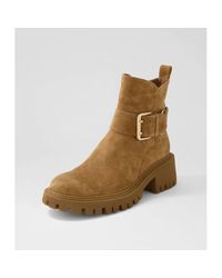 DJANGO & JULIETTE - Qualtie Heeled Leather Ankle Boot - Lyst