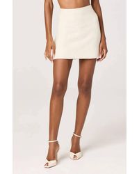 Astr - Eryn Knit Mini Sweater Skirt - Lyst