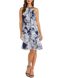 R & M Richards - Embellished Knee-length Cocktail And Party Dress - Lyst