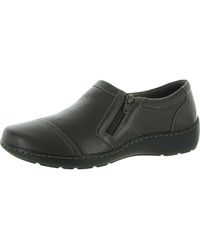 Clarks - Cora Giny Leather Slip On Casual Shoes - Lyst
