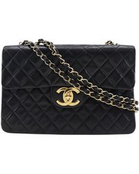 Chanel - Deca Matrasse Leather Shoulder Bag (pre-owned) - Lyst