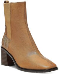 Donald J Pliner - Kath Leather Square Toe Ankle Boots - Lyst