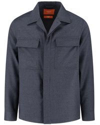 Cruna - Structured Virgin Wool Shirt Jacket - Lyst