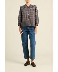 Trovata - Clara Button-Front Blouse - Lyst