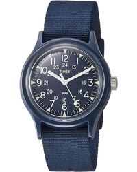 Timex - Mk1 Blue Dial Watch - Lyst