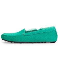 Marni - Long Hair Calf Moccasin - Lyst