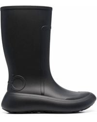 Ferragamo - Gancini-Debossed Rain Boots - Lyst