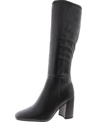 Steve Madden Dextra Block Heel Tall Over-The-Knee Boots in Black | Lyst