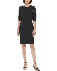 Calvin Klein - Sequined Midi Cocktail And Party Dress - Lyst