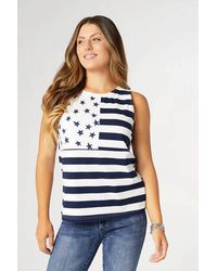 Coco + Carmen - Stars & Stripes Tank Top - Lyst
