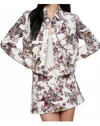 L'Agence - Nyx Cropped Jacket - Lyst