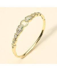 Fashnzfab - Plated Cz Stone Paved Snake Head Hinged Bangle Bracelet - Lyst