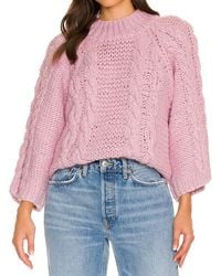 For Love & Lemons - Andie Oversized Sweater - Lyst