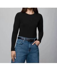 Splendid - Bamboo Long Sleeve Tee - Lyst