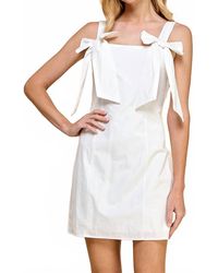TCEC - Bow Detail Dress - Lyst