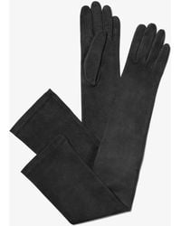 Michael Kors - Suede Opera Gloves - Lyst