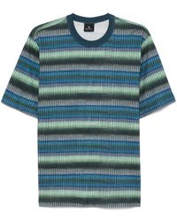 Paul Smith - Striped Cotton T-Shirt - Lyst