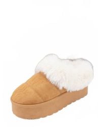 Ccocci - Platform Faux Fur Sandals - Lyst
