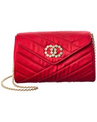 Chanel - Satin Cc Single Flap Shoulder Bag (authentic Pre-owned) - Lyst
