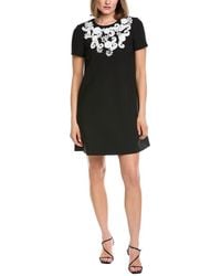 Carolina Herrera - Wool-Blend Shift Dress - Lyst