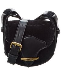 Isabel Marant - Botsy Mini Suede & Leather Shoulder Bag - Lyst