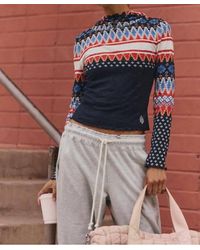 Free People - Breathe Easy Printed Layer Top - Lyst