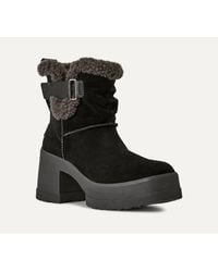 UGG - Moxy 1171476-Blk Boots Suede Sheepskin Pull On Zogg3481 - Lyst