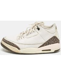 Nike - Leather Jordan 3 Retro Neapolitan Dark Mocha Sneakers - Lyst